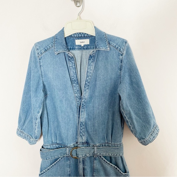 BA&SH Frida Denim Jumpsuit - Picture 6 of 10